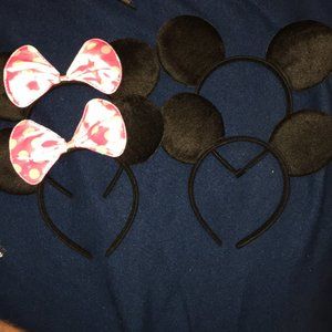 2 Micky 2 Minnie Ears